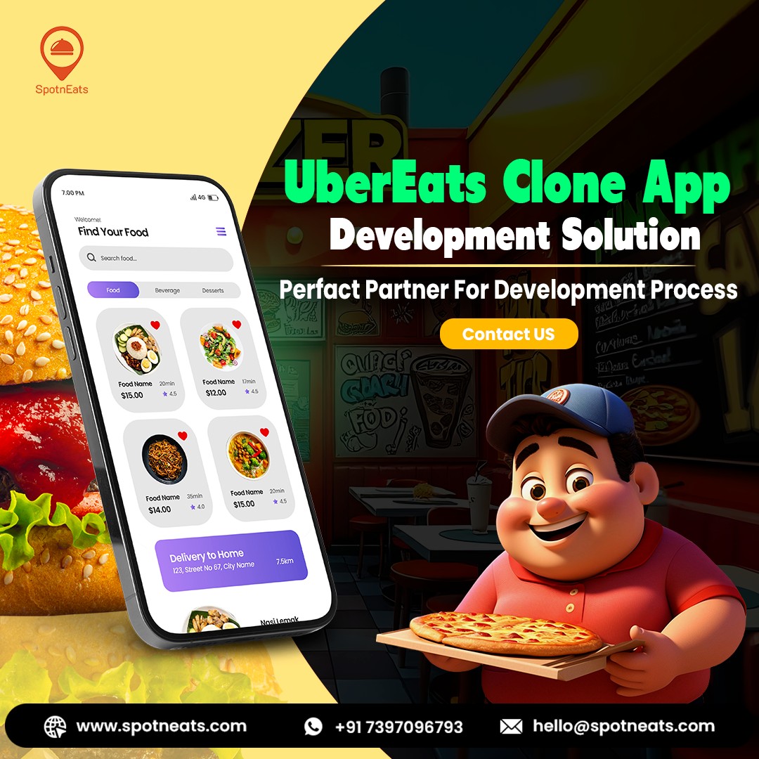 Affordable and Customizable UberEats Clone App by SpotnEats