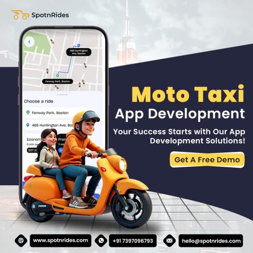 Démarrez votre propre service de taxi avec les solutions d’application évolutives de SpotnRides