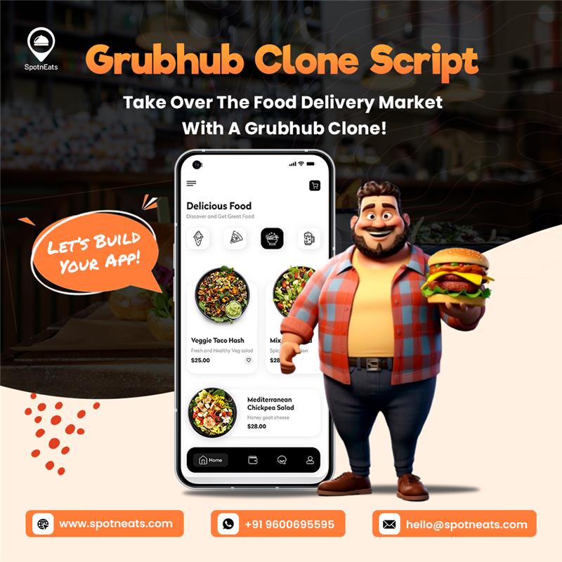 Building A Grubhub-Like App For Food Delivery Business