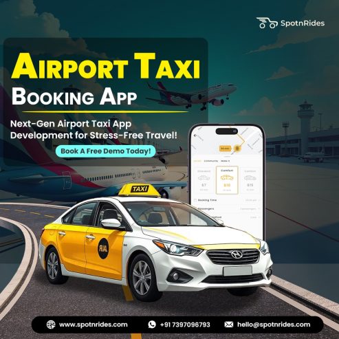 AI-Powered Airport Ride-Hailing App Solution – SpotnRides